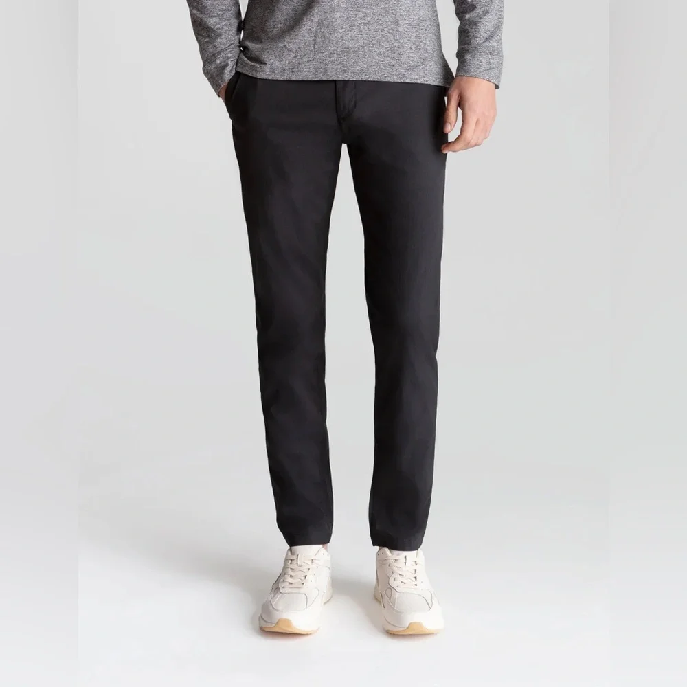 NEW Birddogs Black Stretch Khakis Slim Fit Black Men’s 34 x 32 34x32